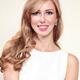Portrait of a smiling caucasian woman with long blond hair... (thumbnail)