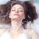Beautiful young woman face and hair in clear water Beauty portrait... (thumbnail)