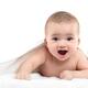 Cute baby boy with surprized excited expression on his face... (thumbnail)