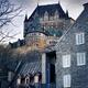 View of Fairmont Le Chateau Frontenac from streets of Old Quebec City... (thumbnail)