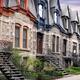 Row of old town houses on Avenue Laval in Montreal Quebec... (thumbnail)