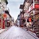 Rue du Petit Champlain colorful store displays of Old Quebec City... (thumbnail)