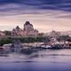 Fairmont Le Chateau Frontenac grand hotel and St. Lawrence river Quebe... (thumbnail)