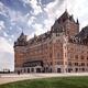 Fairmont Le Chateau Frontenac grand hotel castle in Quebec city Canada... (thumbnail)