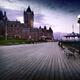 Fairmont Le Chateau Frontenac grand hotel Dufferin terrace in Quebec c... (thumbnail)