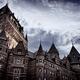 Rooftops of Fairmont Le Château Frontenac in Old Quebec City on a sto... (thumbnail)