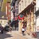 Shops and restaurants on Rue Sous Le Fort historic street in old Quebe... (thumbnail)