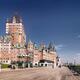 Panorama of Fairmont Le Chateau Frontenac castle and Dufferin terrace... (thumbnail)