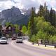 Canmore town in Alberta Rockies... (thumbnail)