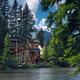 Large waterfront house in Canmore town Alberta's Rockies... (thumbnail)