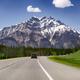 Trans-Canada highway in Alberta Rockies Canada... (thumbnail)