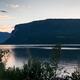 Shuswap Lake sunset landscape panoramic nature scenery BC Canada... (thumbnail)