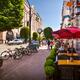 People on a terrace of Irish Times Pub restaurant in Victoria BC on a... (thumbnail)