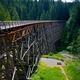 Kinsol Trestle bridge scenery over Koksilah river Vancouver Island BC... (thumbnail)