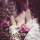 Sensual artistic closeup portrait of beautiful woman with pink roses i... (thumbnail)
