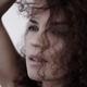 Candid upclose beauty portrait of a young woman face with expressive e... (thumbnail)