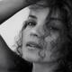 Natural beauty black and white portrait of a woman face with sensual l... (thumbnail)