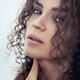 Closeup portrait of a young woman with deep expressive sensual look... (thumbnail)