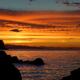 Dark glowing amber sunset sky in Nanaimo Vancouver Island... (thumbnail)
