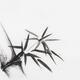 Bamboo stalk with leaves Japanese oriental Sumi-e Zen painting