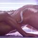 Artistic erotic sci-fi of a nude woman with slimy giant tentacle wrapp... (thumbnail)