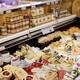 Cheeses at a farmer's market grocery store... (thumbnail)