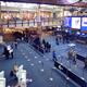 People at Vancouver International Airport arrivals security counters i... (thumbnail)