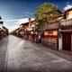 Empty Hanamikoji Dori street in Gion district in the morning Kyoto Jap... (thumbnail)
