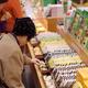 People sampling Japanese sweets Yatsuhashi at souvenir confectionery s... (thumbnail)