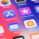 Closeup of iPhone screen colorful app icons... (thumbnail)