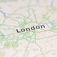 London city map on GPS screen display... (thumbnail)