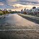 Kamo River Kamo-gawa in a beautiful sunset autumn scenery in Kyoto Jap... (thumbnail)