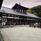 Kaizando hall of Tofukuji temple with a geometrical gravel Zen garden... (thumbnail)