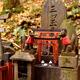 Private worship shrine with Kitsune foxes at Fushimi Inari shrine in K... (thumbnail)
