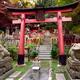 Fuku Kaeru Fortune Frog shrine at the exit of Fushimi Inari Kyoto Japa... (thumbnail)