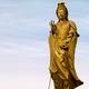 Statues of female Buddha Guanyin the Goddess of Compassion with a baby... (thumbnail)