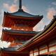 Sanju-no-to three-story pagoda of Kiyomizu-dera temple in Kyoto Japan... (thumbnail)