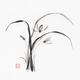Wild orchids flowers Sumi-e Japanese Zen painting... (thumbnail)