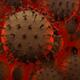 Flu virus Influenza A closeup of particles viral infection epidemic co... (thumbnail)