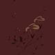 Morning Glory flowers Sumi-e illustration artistic design on brown bur... (thumbnail)