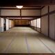 Traditional Japanese interior with tatami mats and shoji sliding scree... (thumbnail)