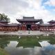 Phoenix Hall of Byodo-in with a pond in a peaceful morning scenery Uji... (thumbnail)