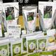 Packages with organic Uji Matcha tea of different grades in a store Uj... (thumbnail)