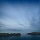 Tranquil twilight scenery of rocks in the waters of the Pacific ocean... (thumbnail)