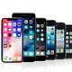 iPhone X 7 7 plus 5 4 3 isolated on white... (thumbnail)
