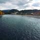 Autumn sunset scenery of Uji River in Uji Japan... (thumbnail)