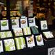 Traditional Japanese confectionery matcha green tea treats at a store... (thumbnail)