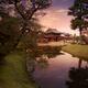 Jodo-shiki garden with a pond in front of the Phoenix Hall Byodoin Bud... (thumbnail)