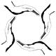 Four people hands making circle conceptual round symbol background... (thumbnail)
