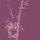 Three bamboo stalks with leaves artistic oriental style design illustr... (thumbnail)